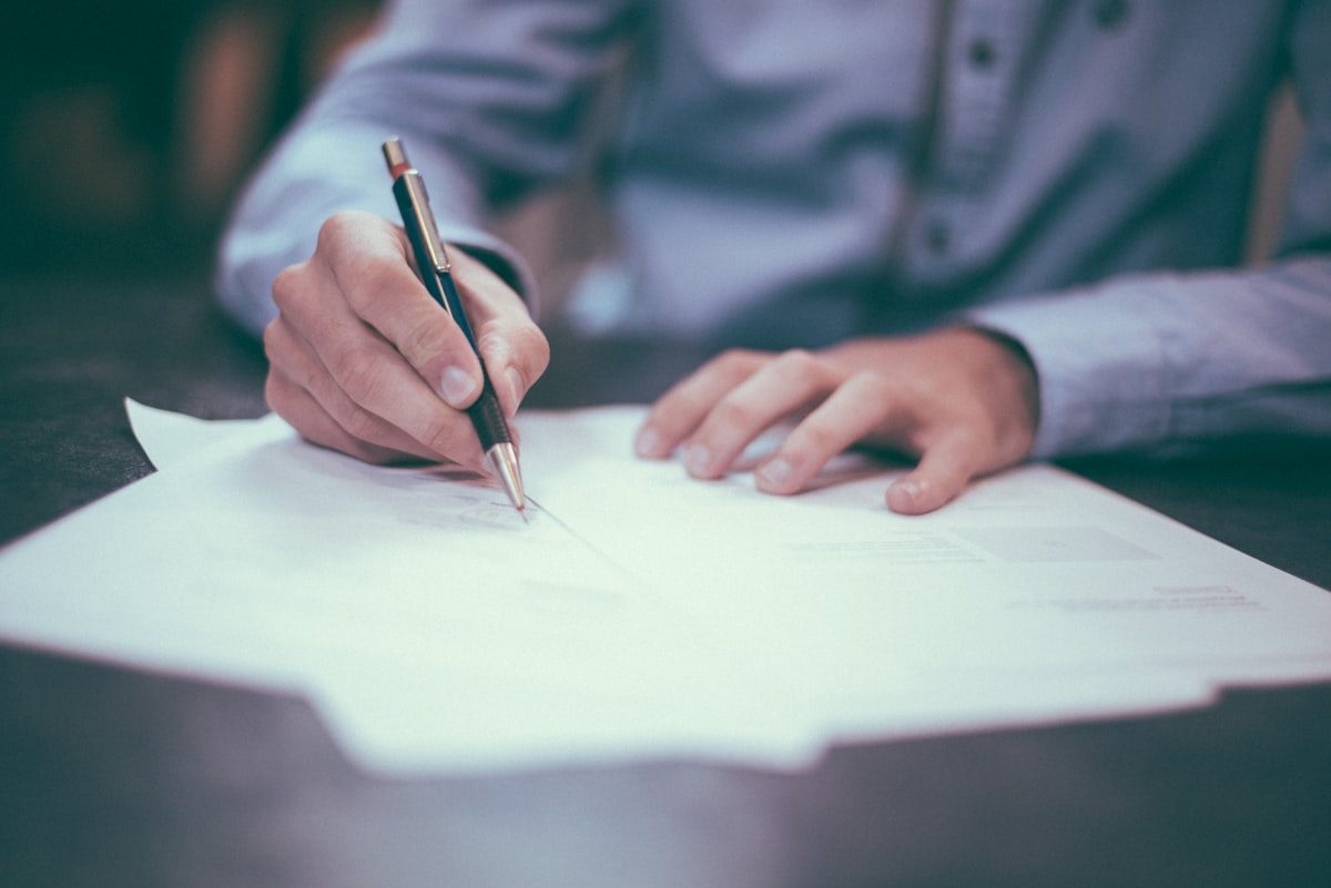 Reviewing financial documents with a specialist